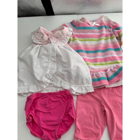 Kidgets Baby Girl Clothing Lot 0-6 Months Dresses Pants & Sleepers Embroidered - Picture 9 of 16